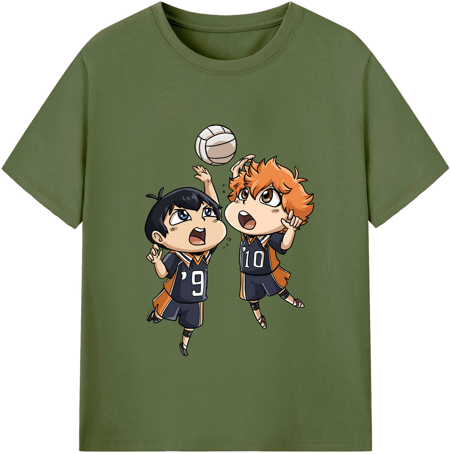 （画像用） ハイキュー!! Haikyu!! 綿100％半袖Tシャツ（フロントプリント）